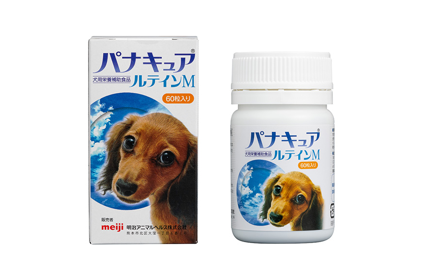 パナキュア ルテイン M 60錠 4箱 Meiji Seika 犬用サプリ