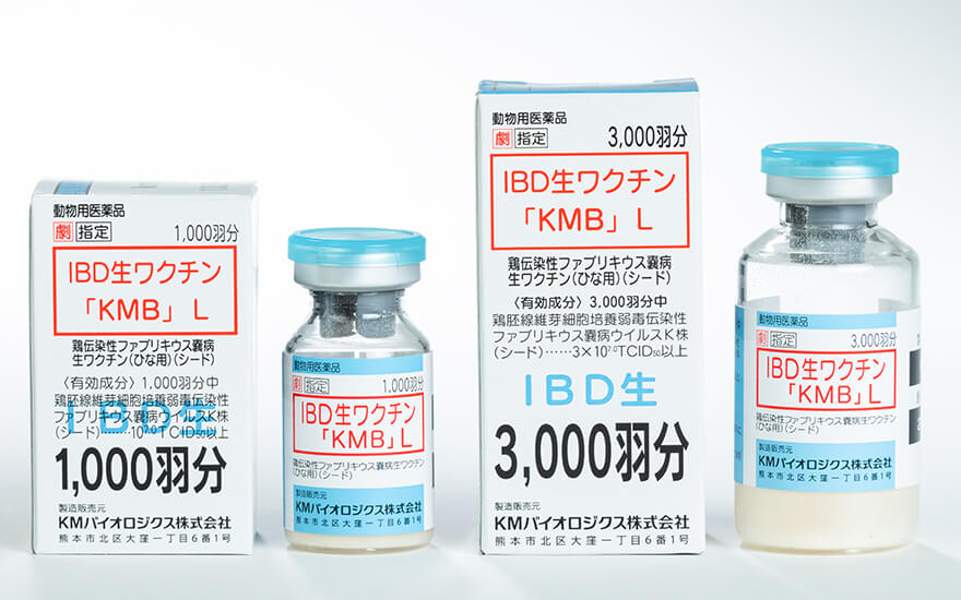 IBD生ワクチン「KMB」L
